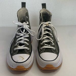 Unisex Converse Run Star Hike High Cargo Khaki platforms